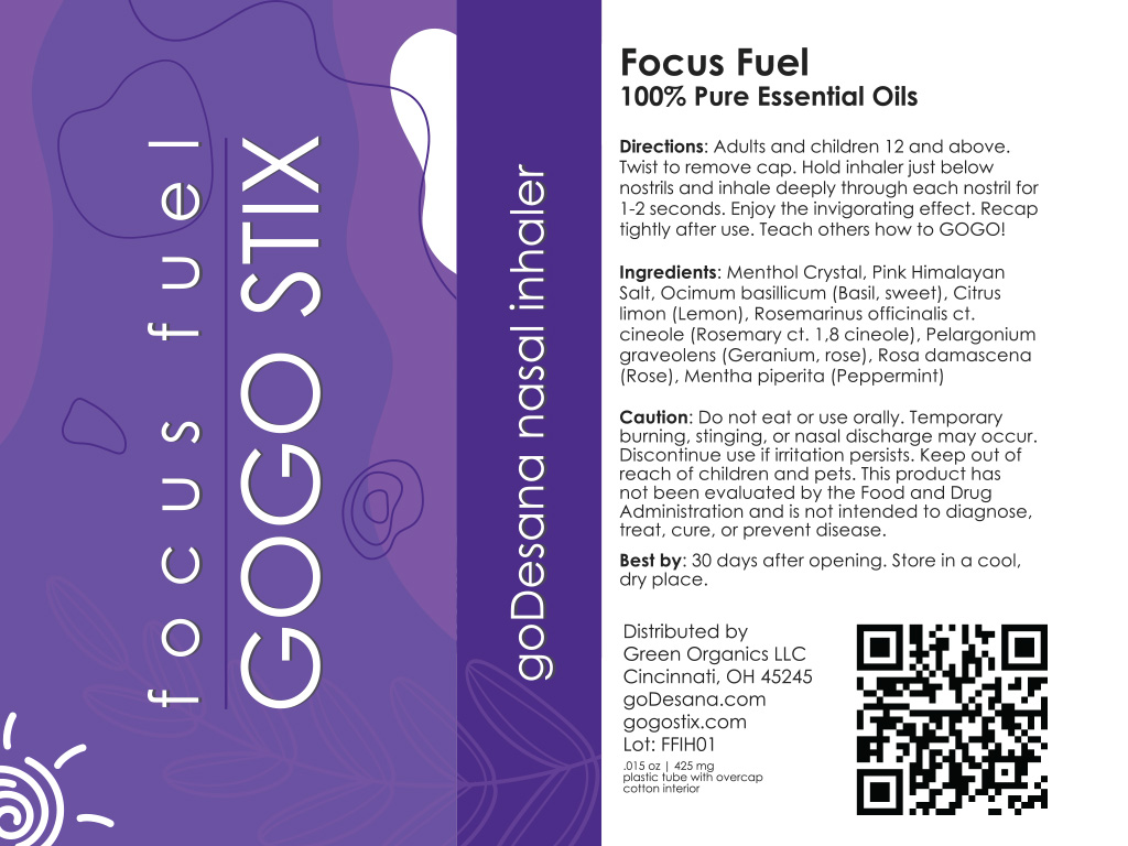 Focus Fuel Label
