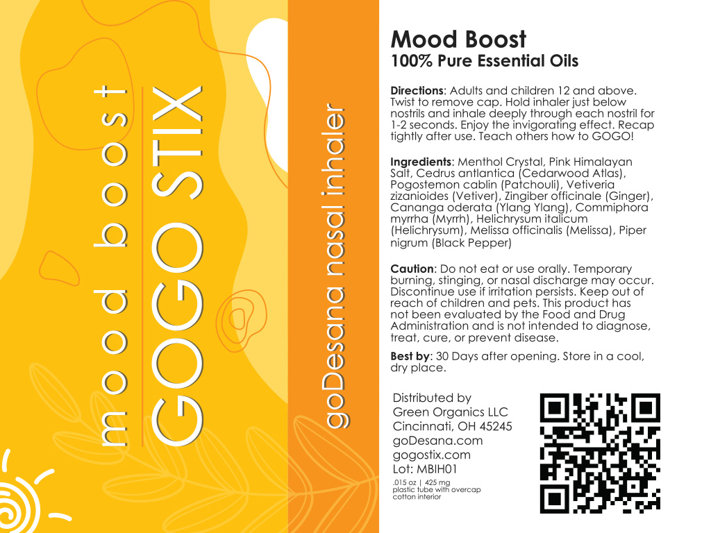 Mood Boost Label