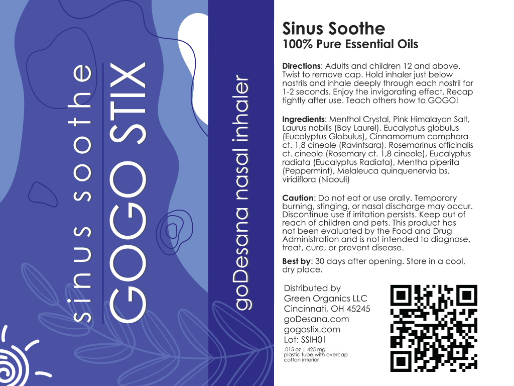 Sinus Soothe Label